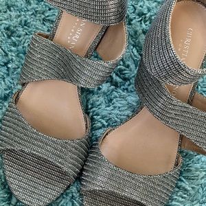 Christian Soriano Silver Heels